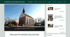 Desktop Screenshot of diecezjawroclawsko-szczecinska.pl